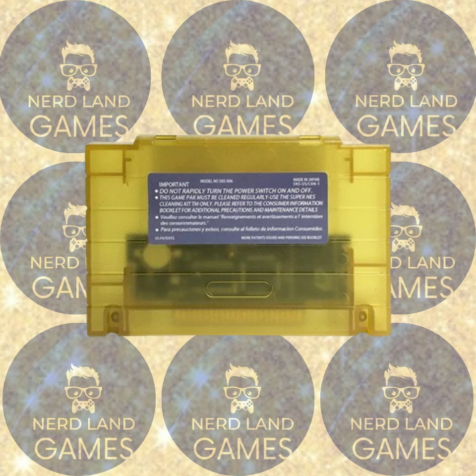 Cartucho Super Nintendo Jogos Nerd Land Games