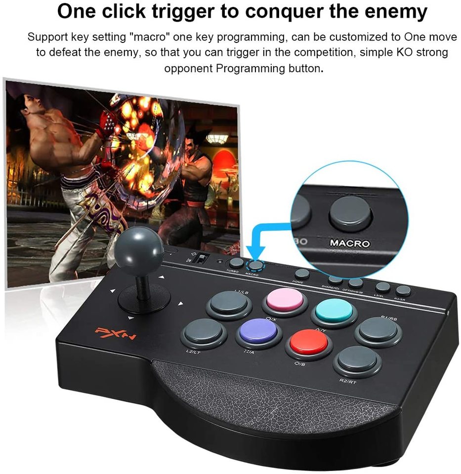 Controle Fight Pad Para Jogos De Luta Betop C3 Joystic Arcade Pc Ps4 Xbox  em Promoção na Americanas