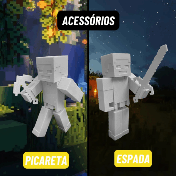 Boneco Steve Colorir Minecraft - Image 5