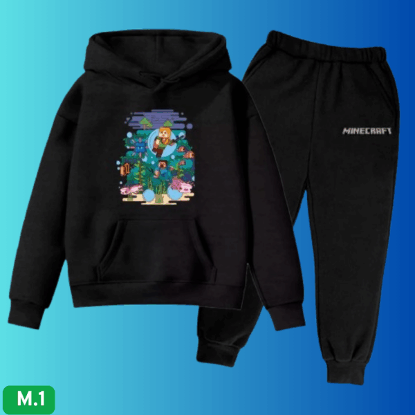 Conjunto Moletom Infantil Minecraft