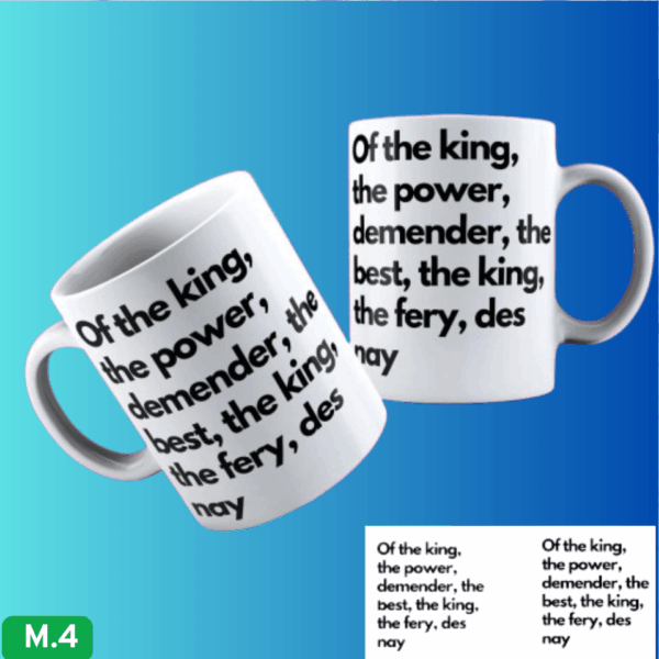 Caneca Of The Power The King Meme - Image 4