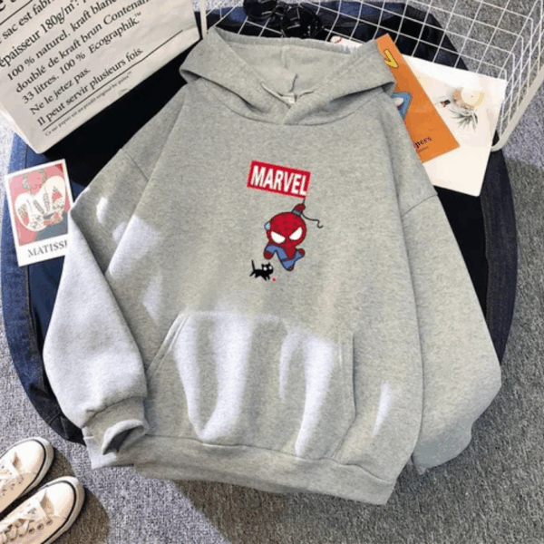Blusa de Moletom Homem Aranha Anime - Image 3