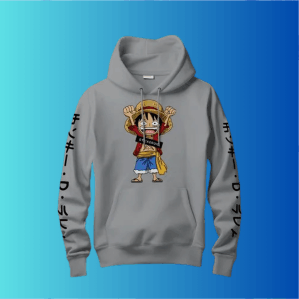 Moletom Canguru One Piece Pirata Luffy - Image 4